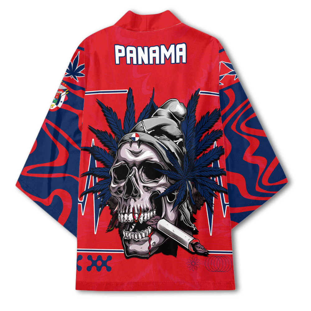 Panama Kimono Flag & Coat Of Arms Marijuanas Style