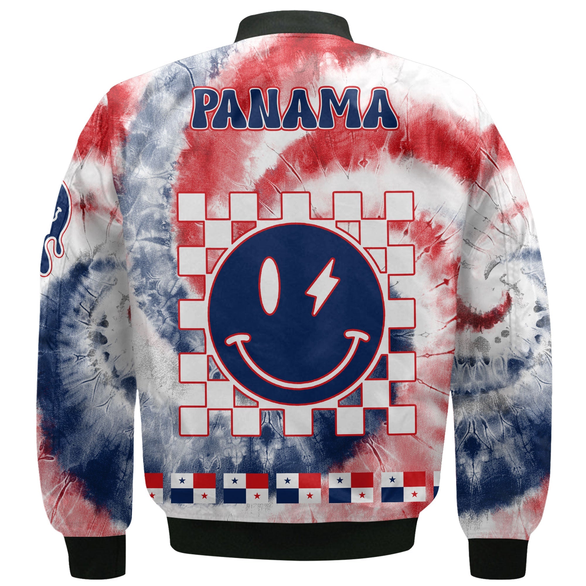 Panama Bomber Jacket Custom Tie Dye Style 3