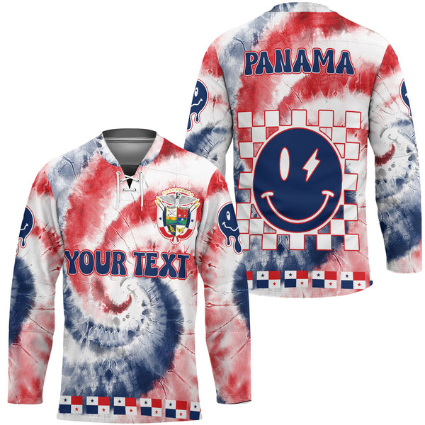 Panama Hockey Jersey Custom Tie Dye Style 1