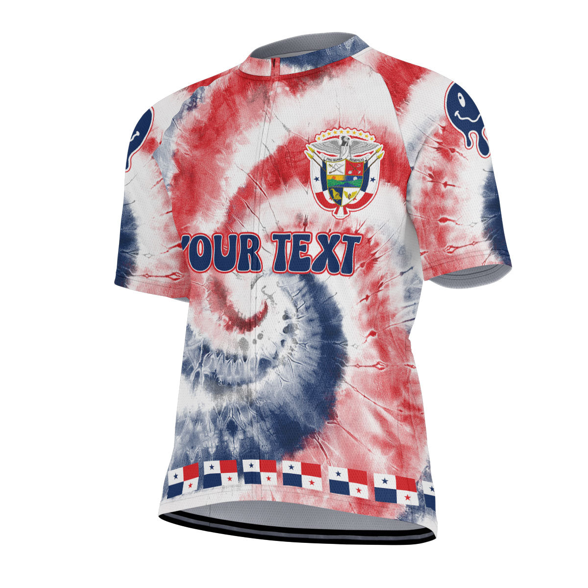 Panama Men Cycling Jersey Custom Tie Dye Style 2