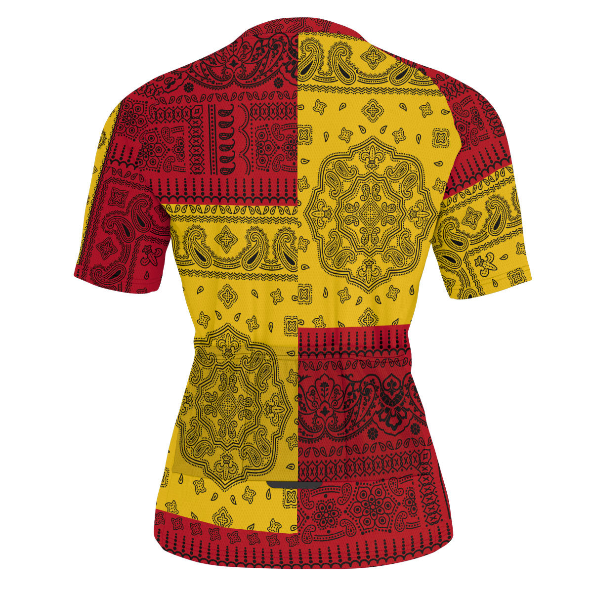 Papua New Guinea Men Cycling Jersey Flag And Paisley Basic Style 3