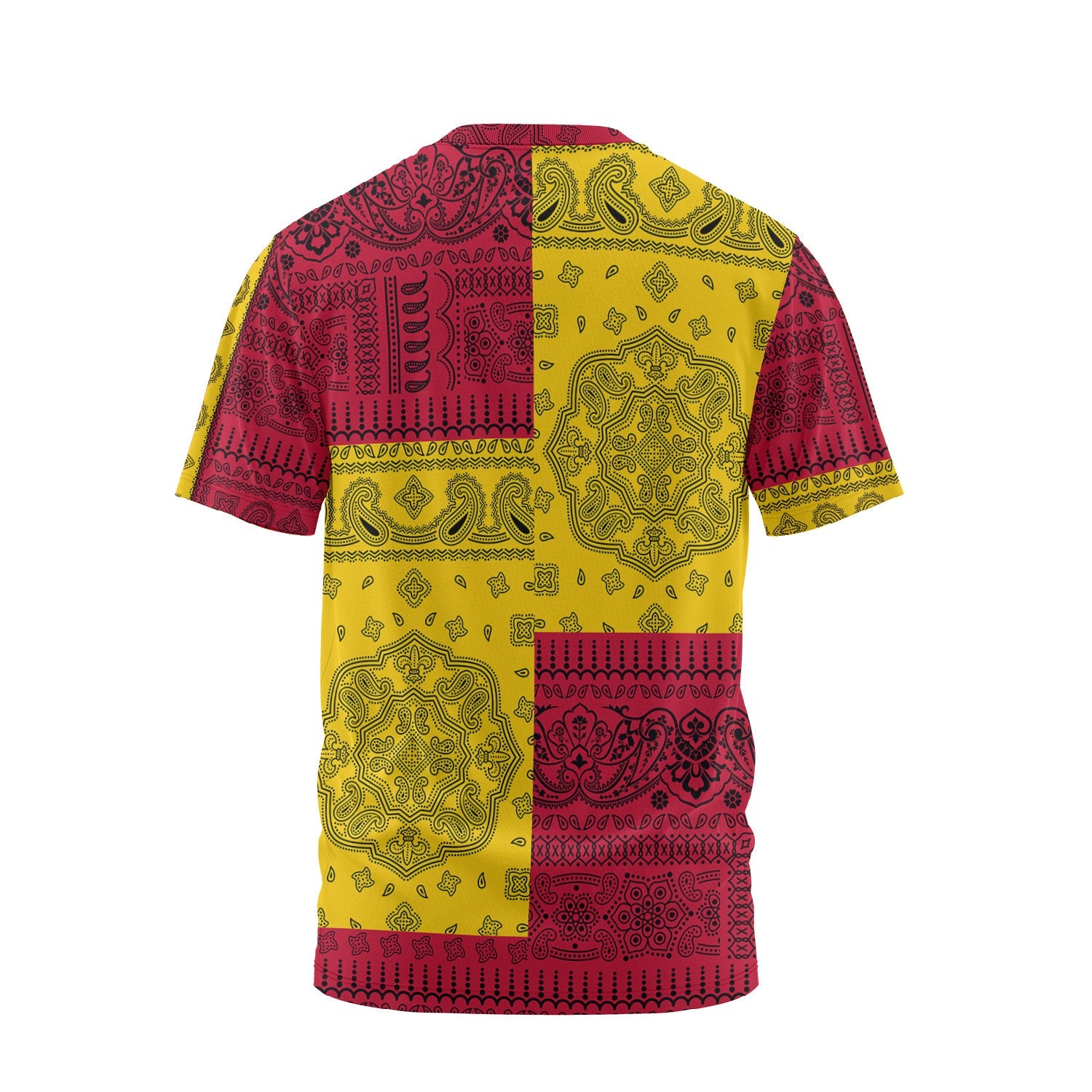 Papua New Guinea T Shirt Flag And Paisley Basic Style 3