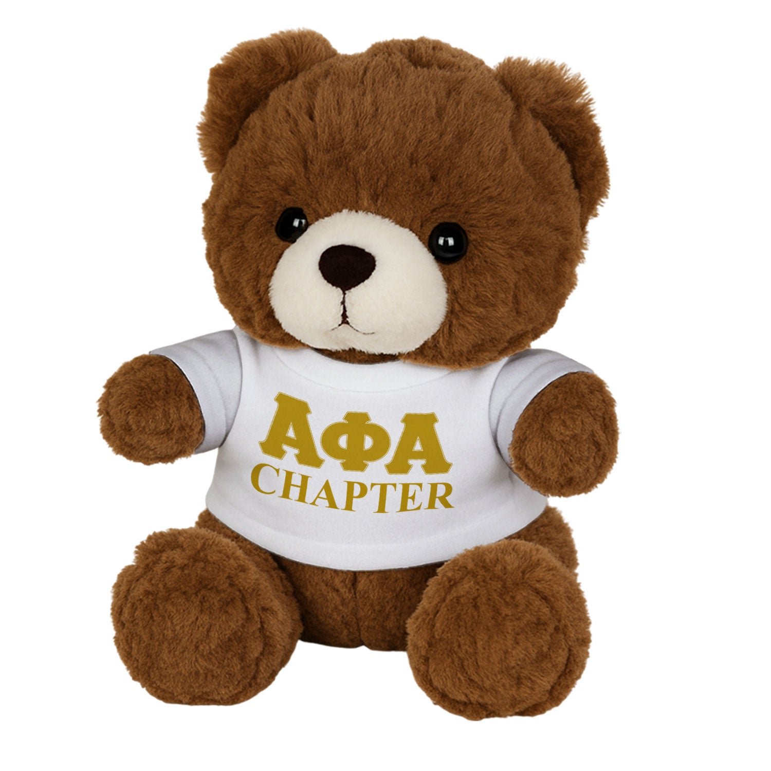 Personalized Alpha Phi Alpha Gift Graduation Bear Old Gold Basic Style ...