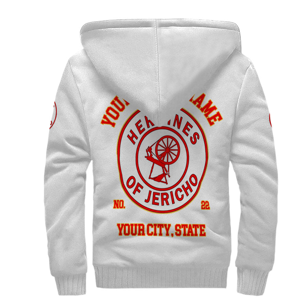 Personalized Heroines Of Jericho Sherpa Hoodies White Basic Style