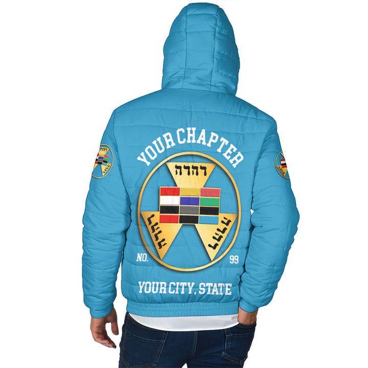 Personalized Royal Arch Past High Priest York Rite Men Hooded Padded J ...