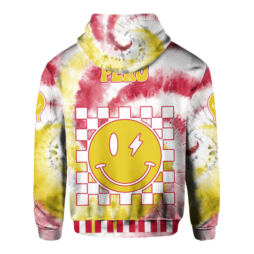 Peru Hoodie Custom Tie Dye Style 3