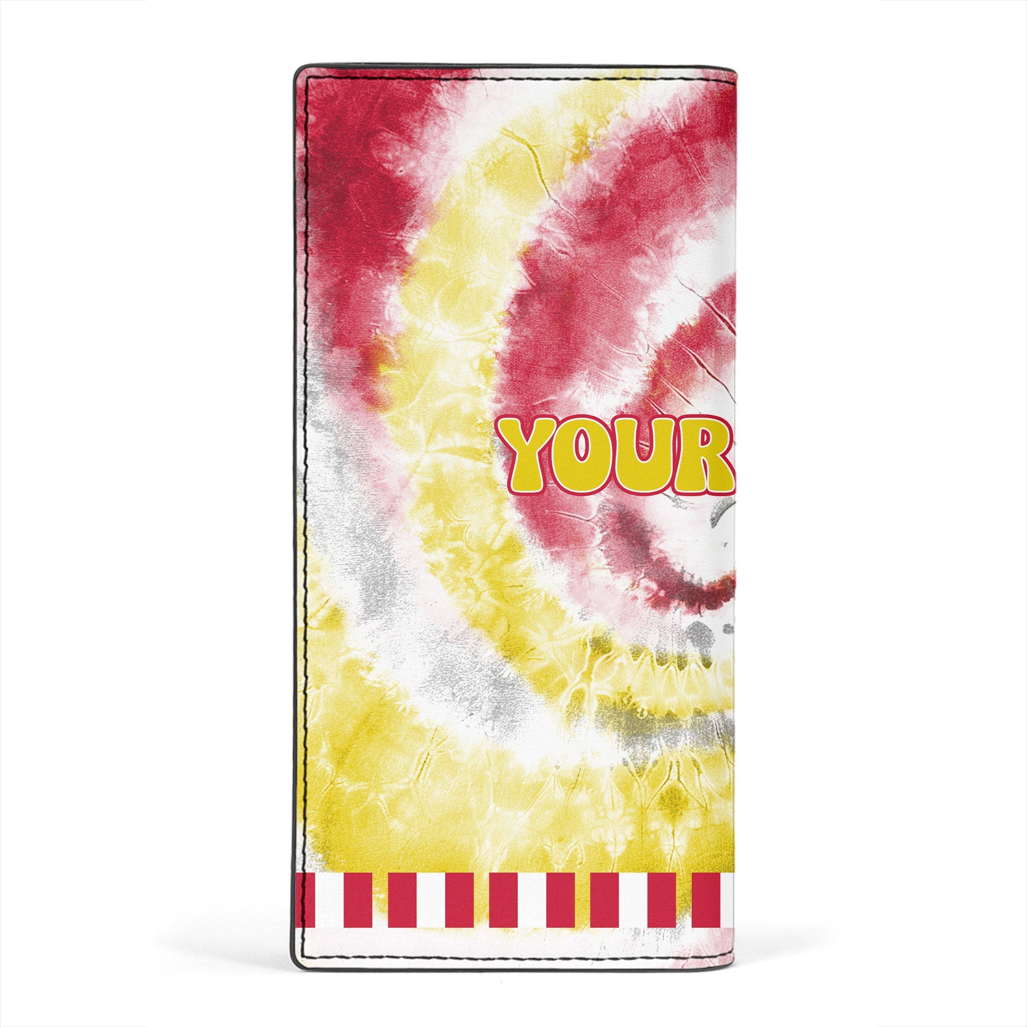 Peru Leather Wallet Custom Tie Dye Style 2