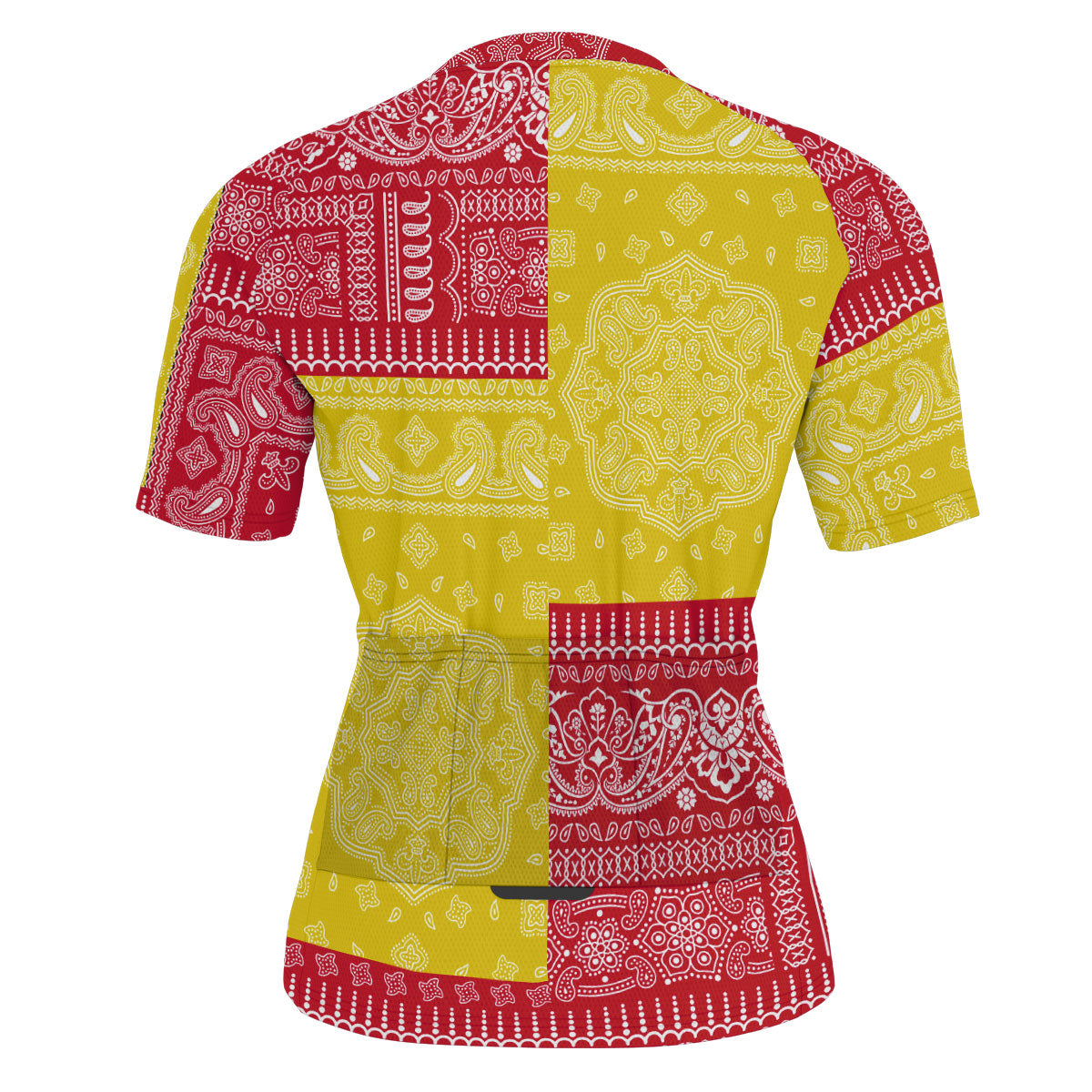 Peru Men Cycling Jersey Flag And Paisley Basic Style 3