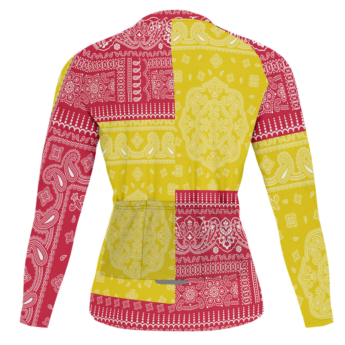 Peru Raglan Men Cycling Jersey Long Sleeve Flag And Paisley Basic Style 2