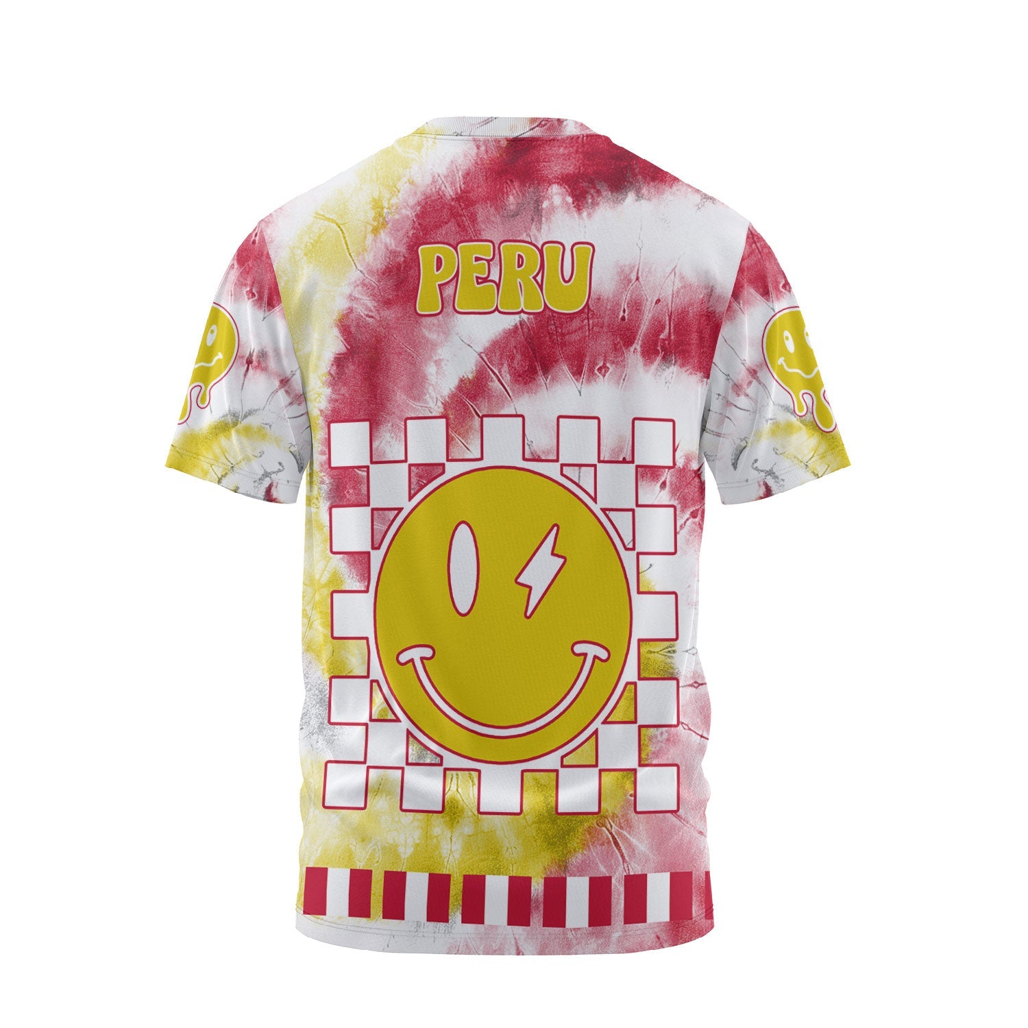 Peru T Shirt Custom Tie Dye Style 2