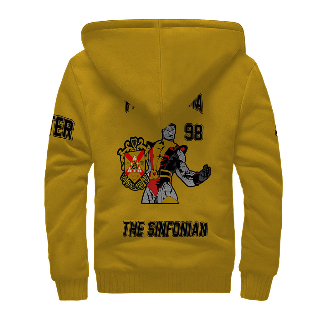 Personalized Phi Mu Alpha Sherpa Hoodies Yellow Black Muticolor The Strongest Style