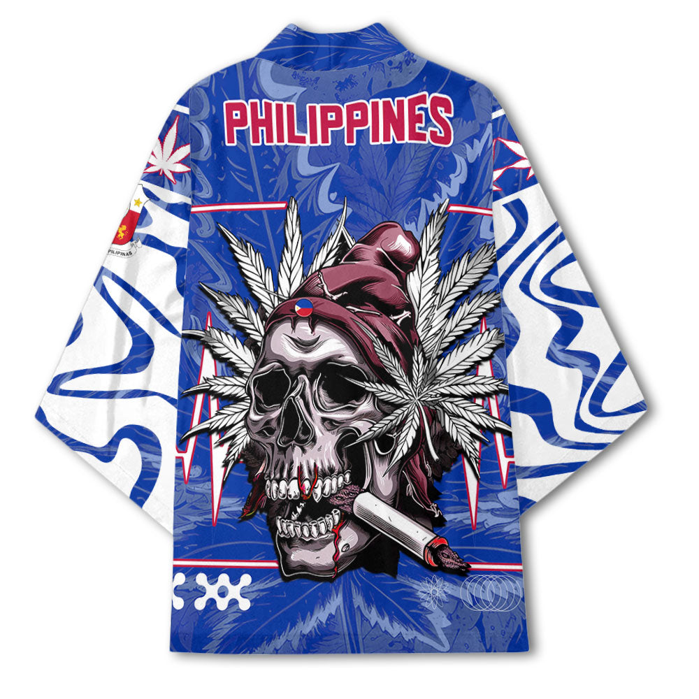 Philippines Kimono Flag & Coat Of Arms Marijuanas Style