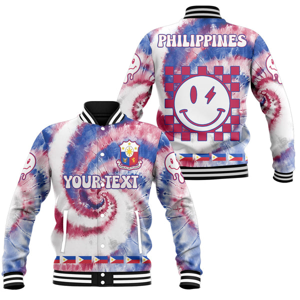 Philippines Baseball Jacket Custom Tie Dye Style 1