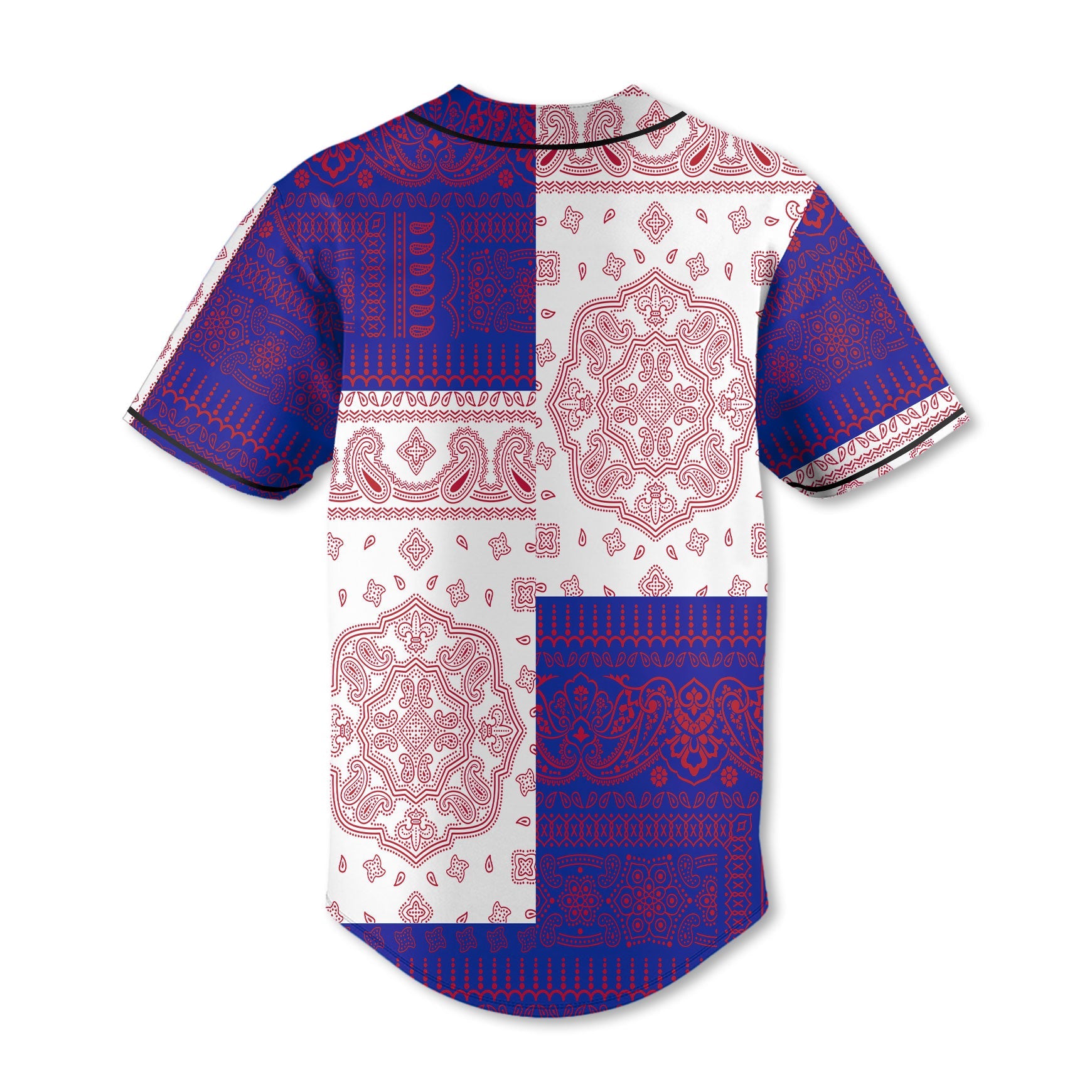 Philippines Baseball Jersey Flag And Paisley Basic Style 3