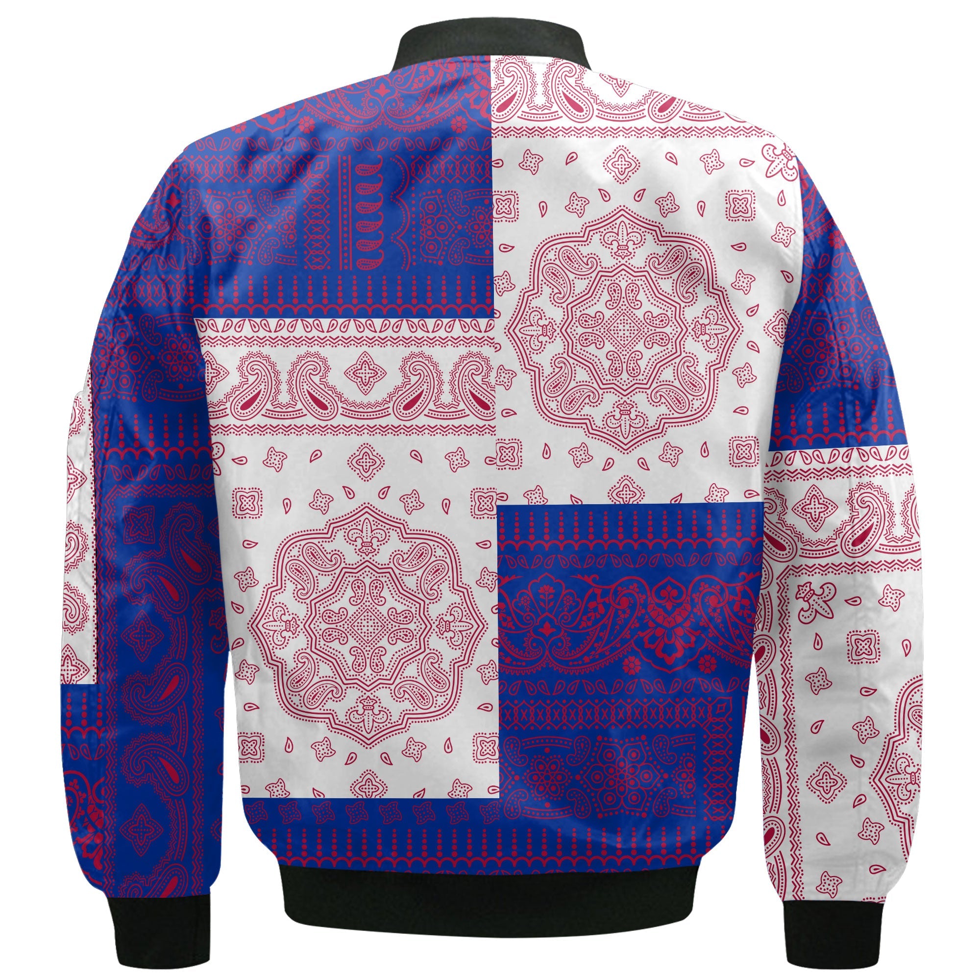 Philippines Bomber Jacket Flag And Paisley Basic Style 3