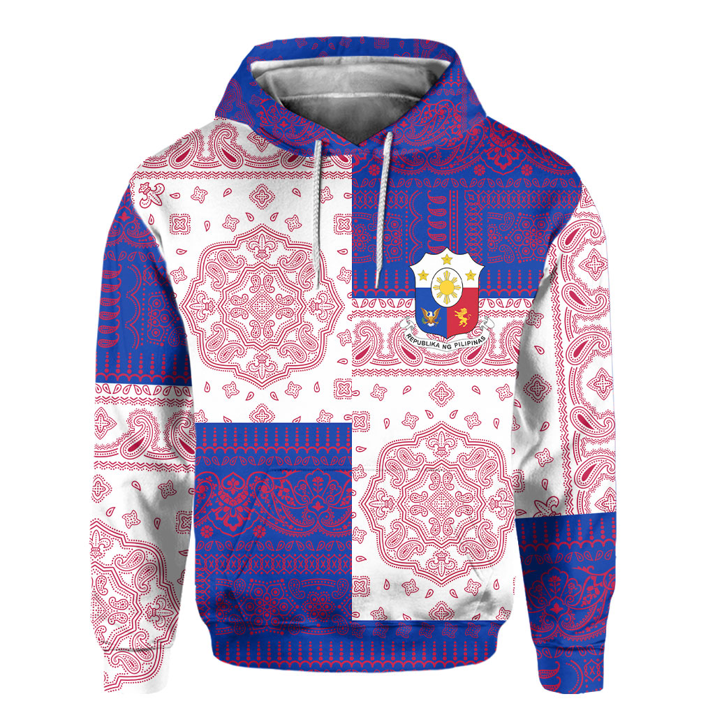 Philippines Hoodie Flag And Paisley Basic Style 2