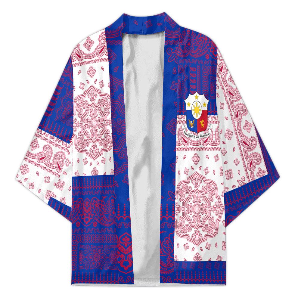 Philippines Kimono Flag And Paisley Basic Style 2