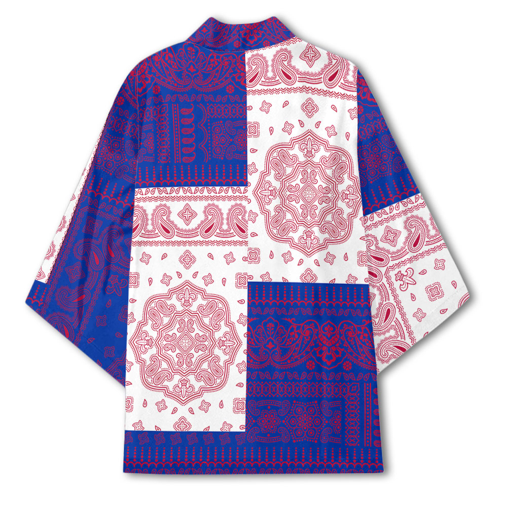 Philippines Kimono Flag And Paisley Basic Style 3