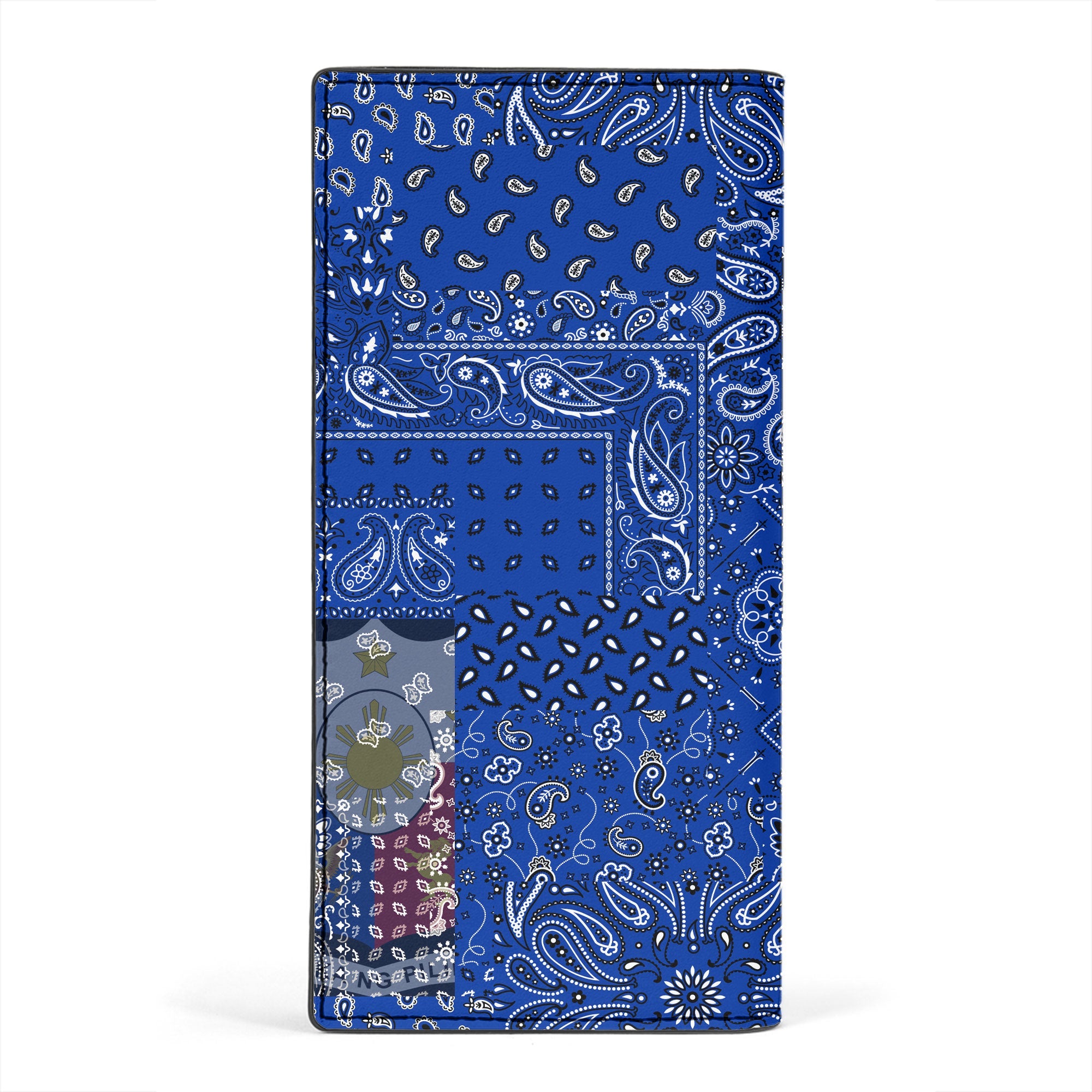 Philippines Leather Wallet Paisley Flag And Skull Style 2