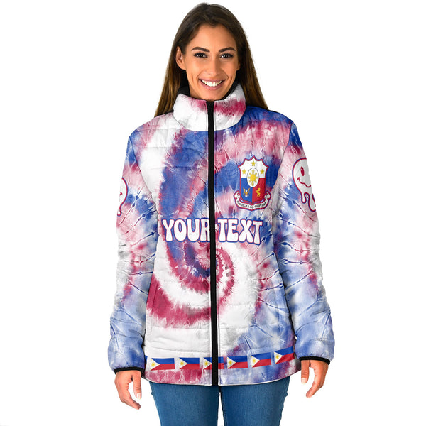 Philippines Women Padded Jacket Custom Tie Dye Style 1