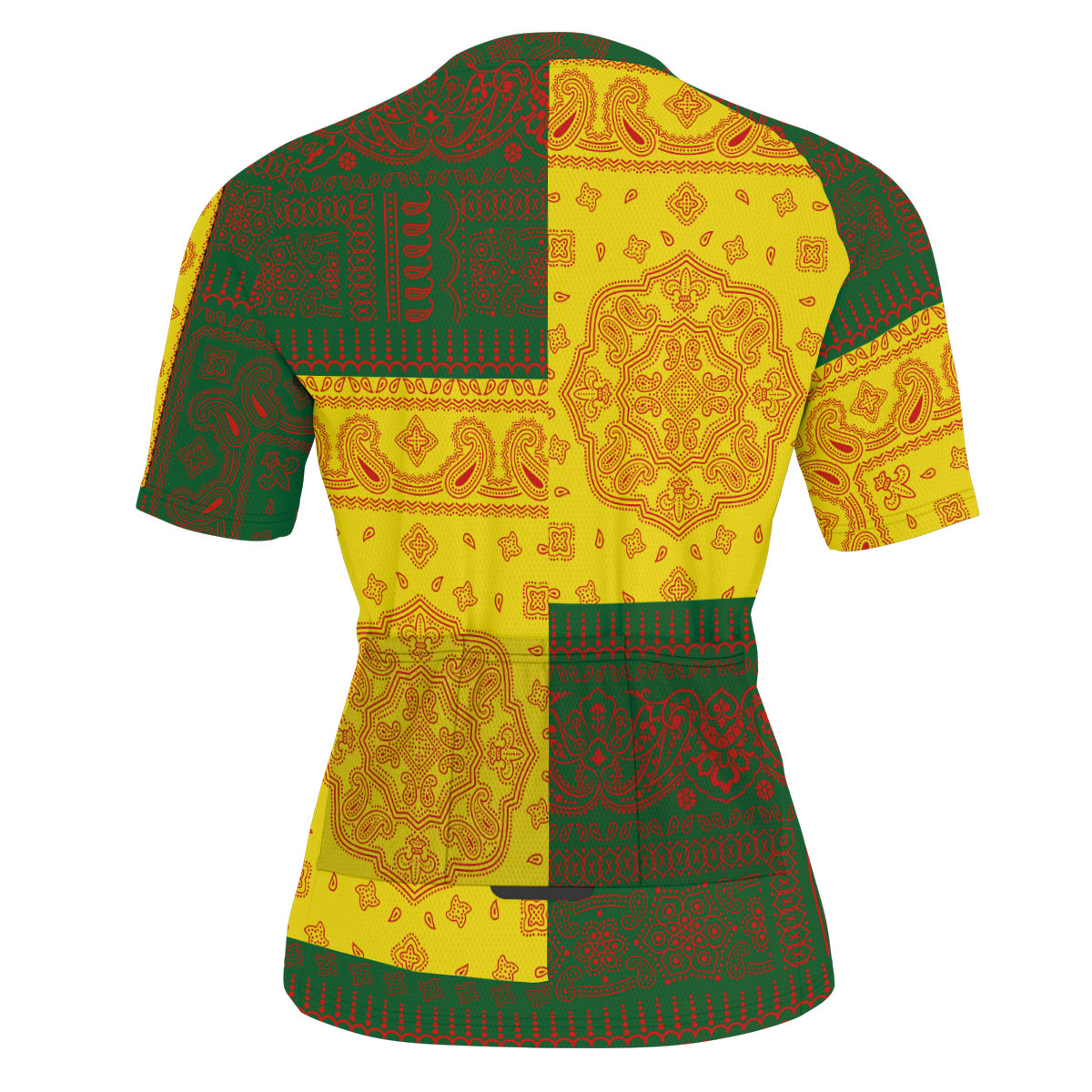 Portugal Men Cycling Jersey Flag And Paisley Basic Style 3