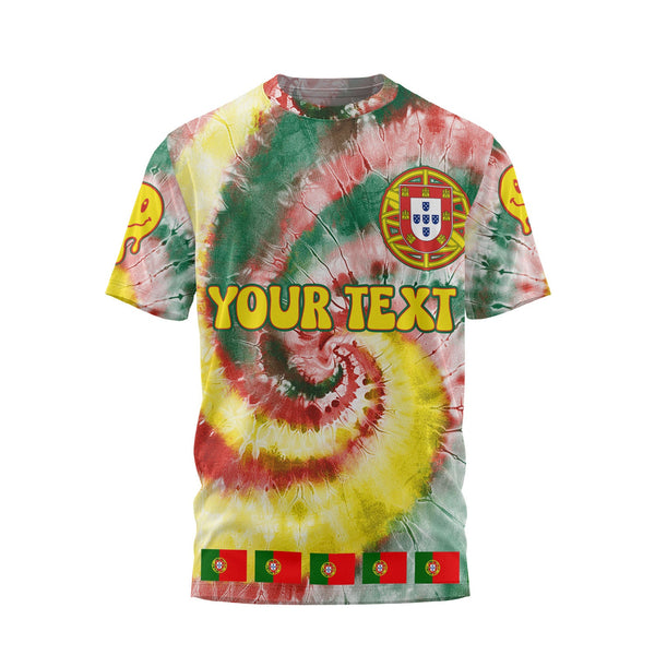 Portugal T Shirt Custom Tie Dye Style 1