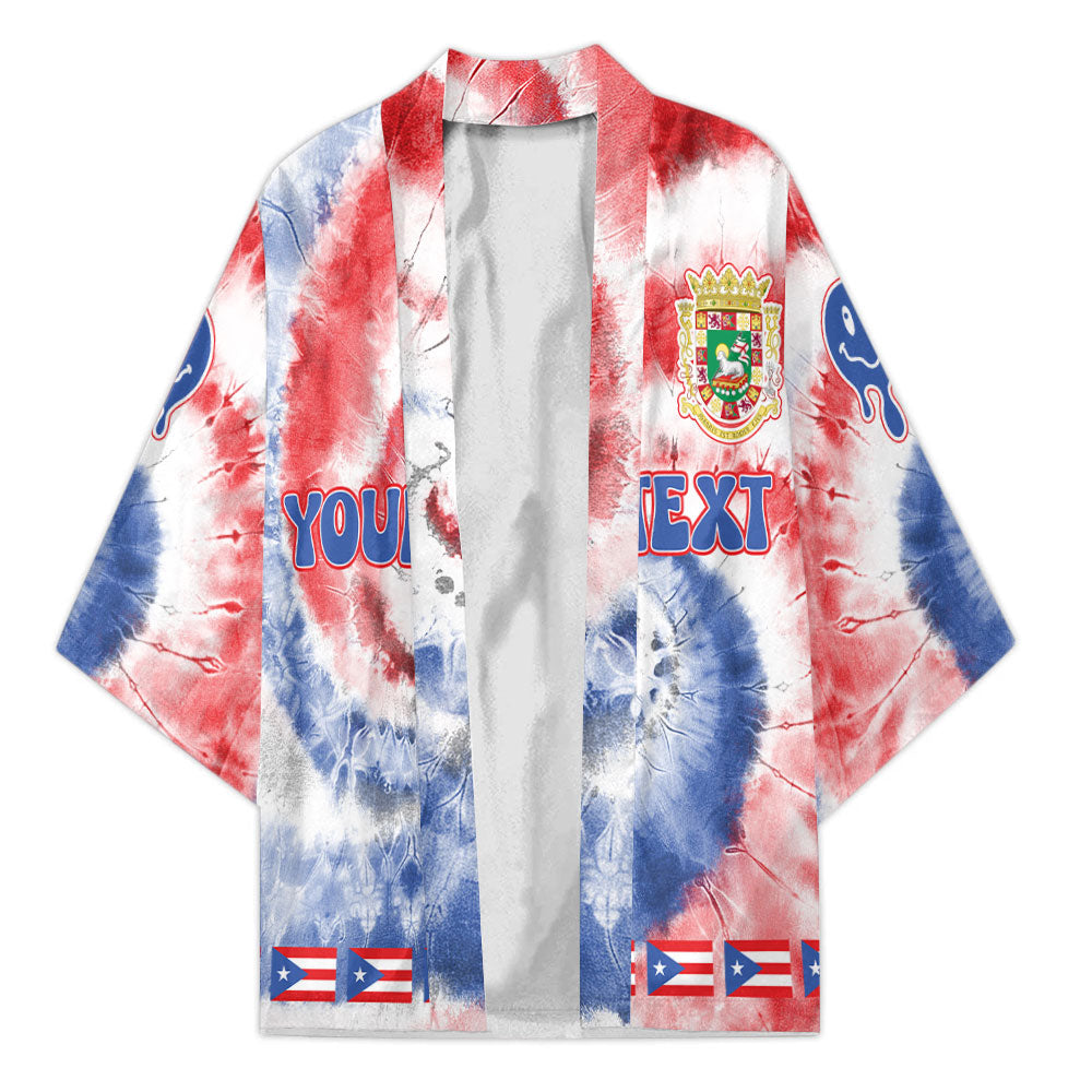 Puerto Rico Kimono Custom Tie Dye Style 1