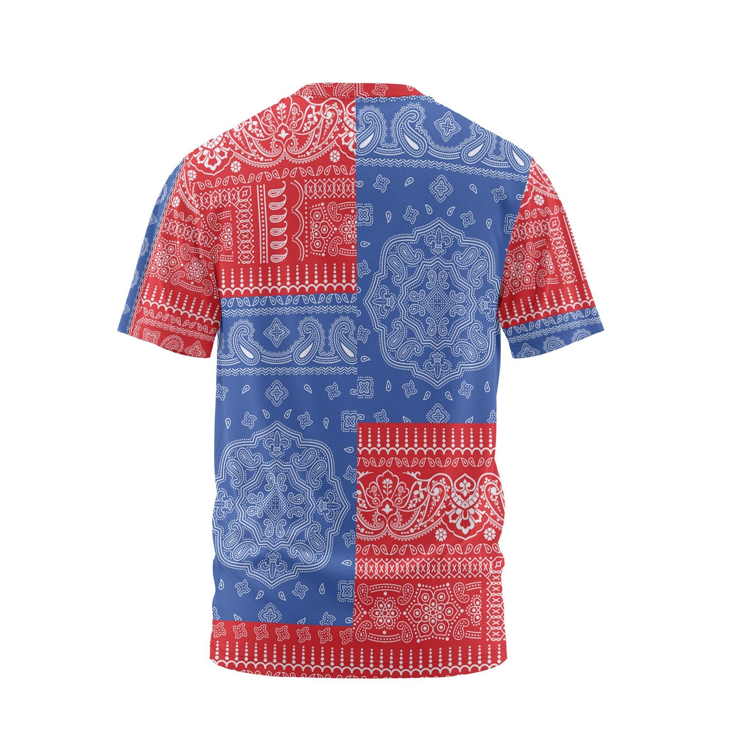 Puerto Rico T Shirt Flag And Paisley Basic Style 3