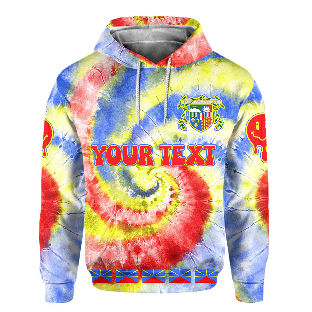 Reunion Hoodie Custom Tie Dye Style 2