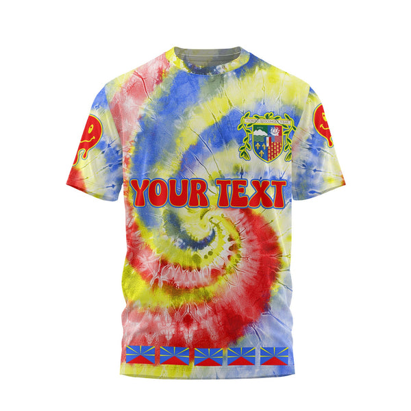 Reunion T Shirt Custom Tie Dye Style 1