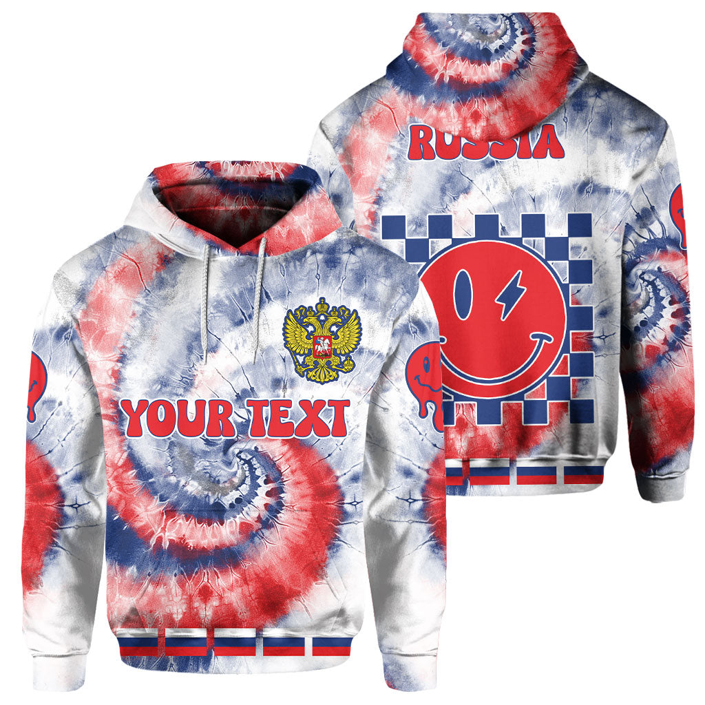 Russia Hoodie Custom Tie Dye Style 1