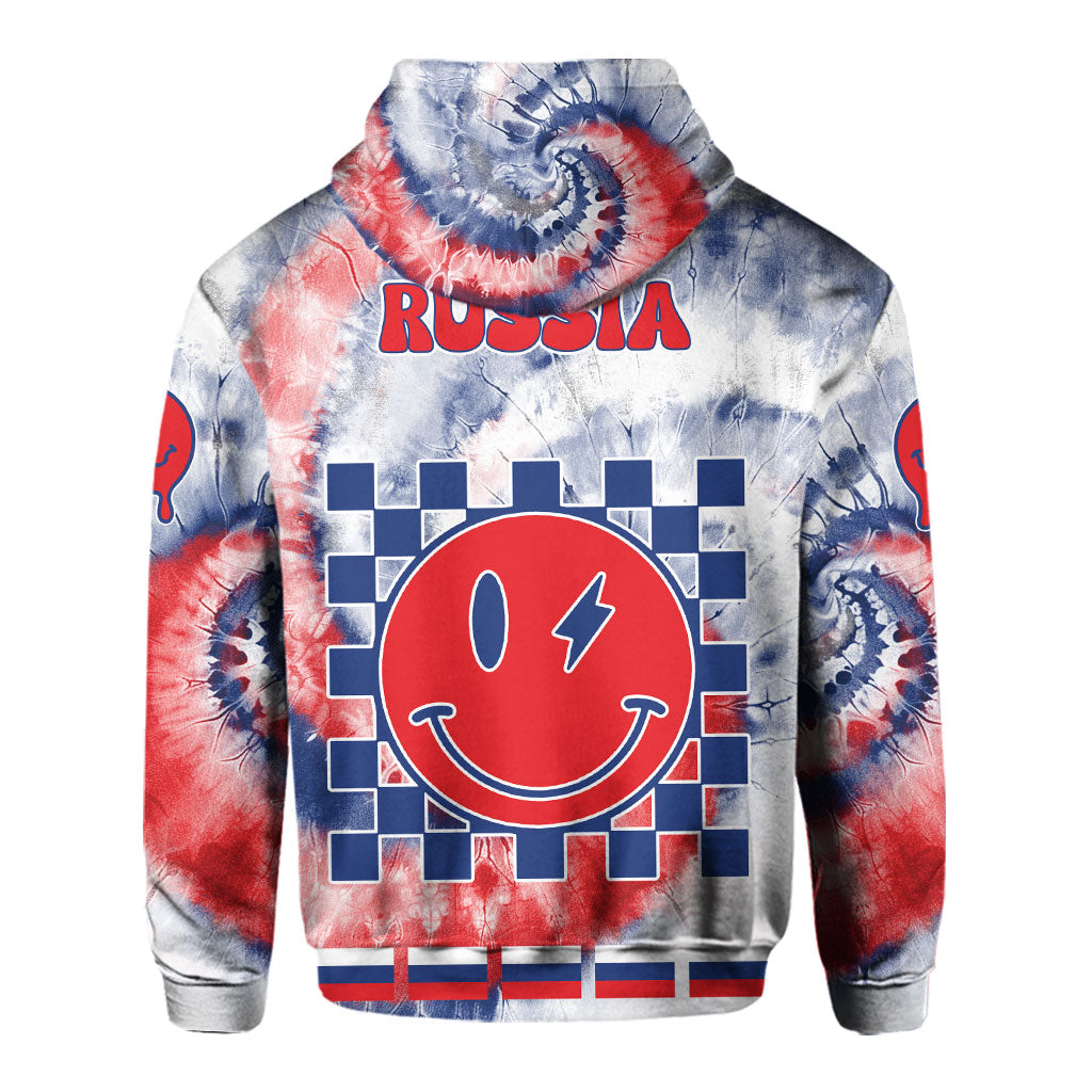 Russia Hoodie Custom Tie Dye Style 3