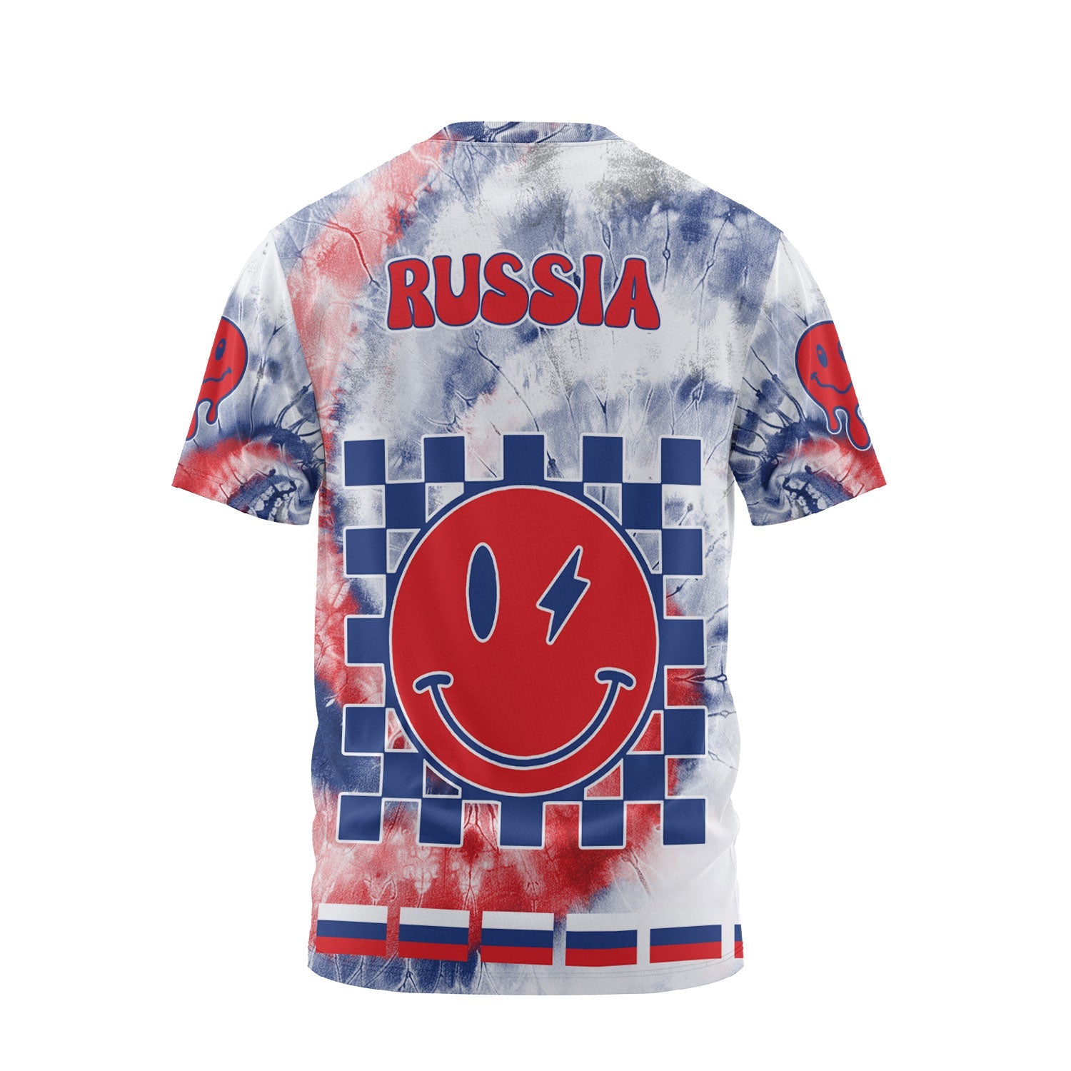 Russia T Shirt Custom Tie Dye Style 2