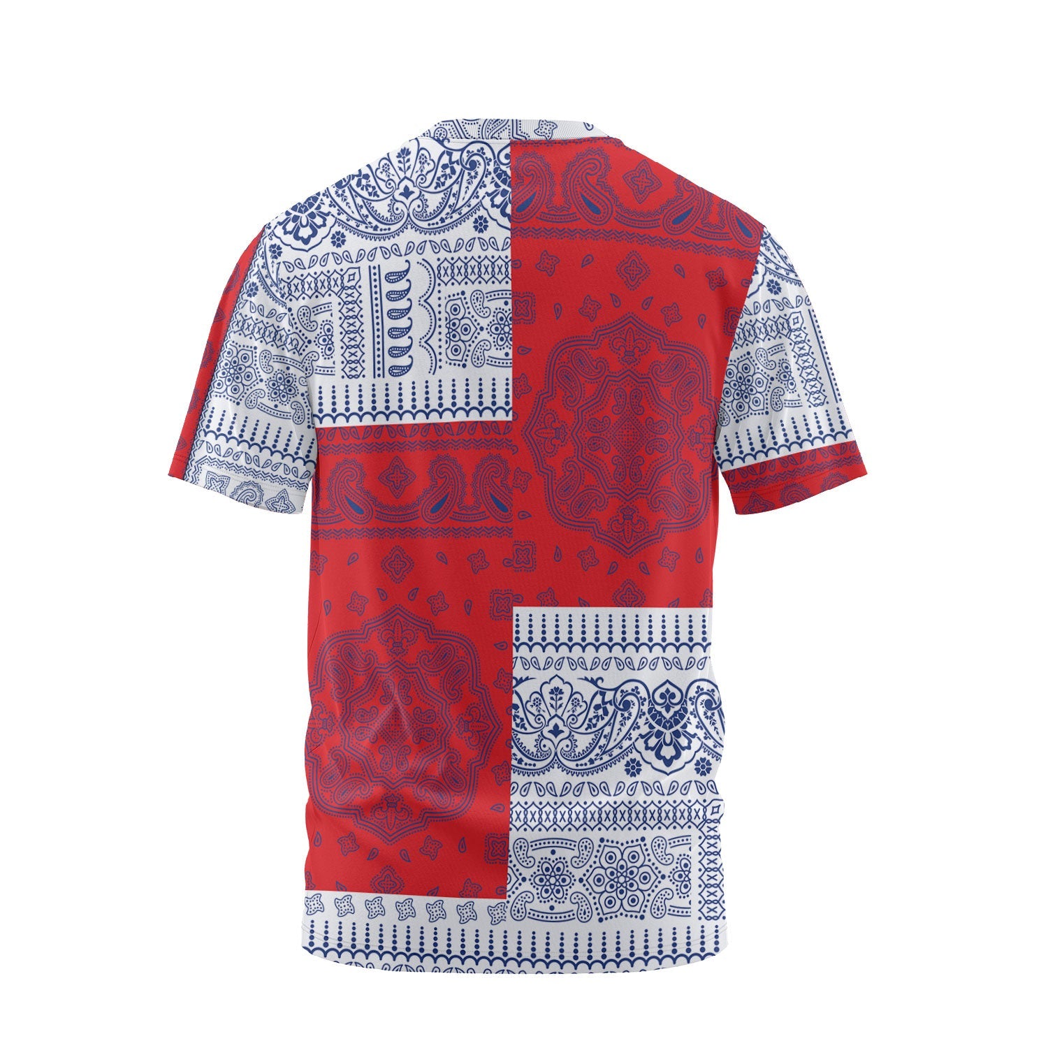 Russia T Shirt Flag And Paisley Basic Style 3