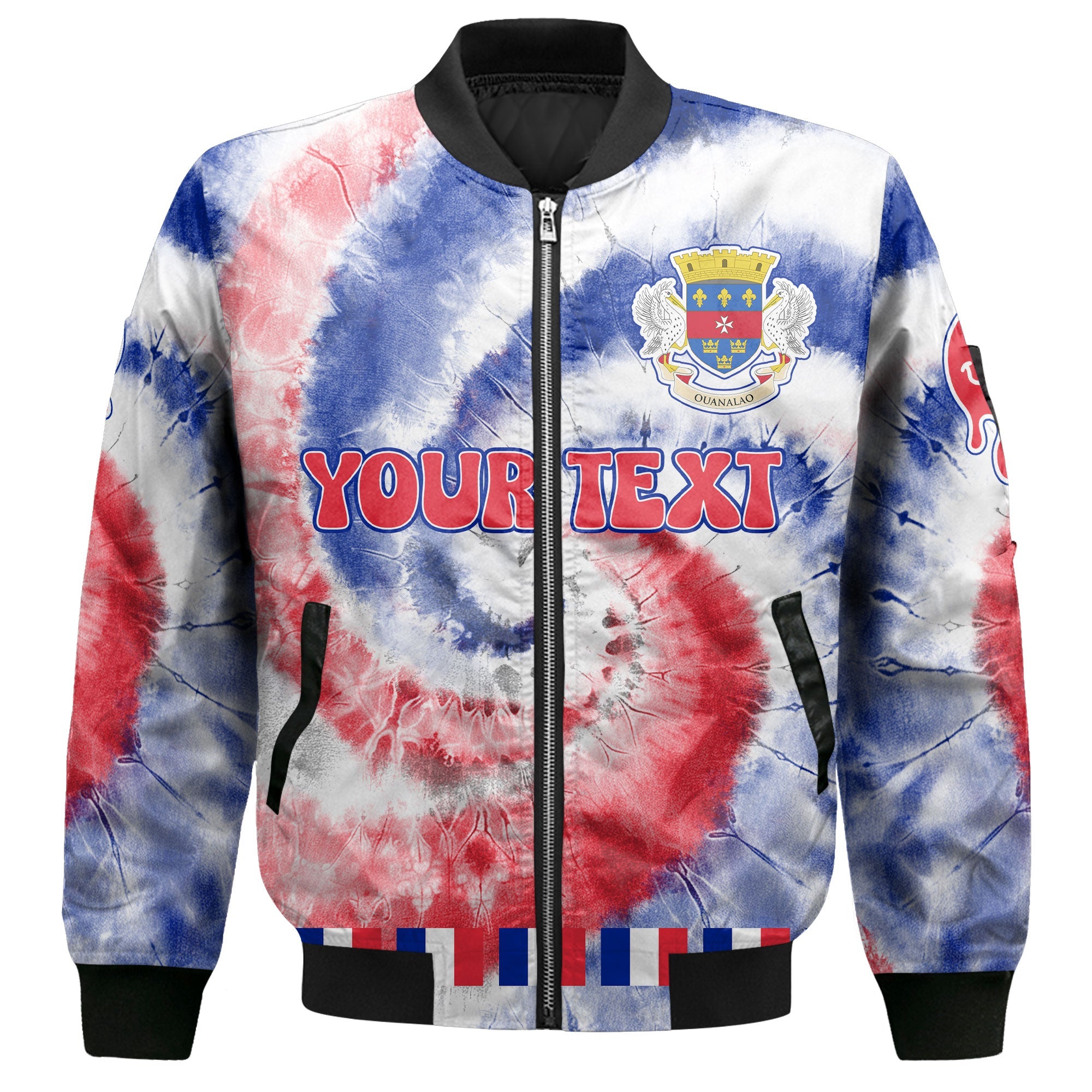 Saint Barthelemy Bomber Jacket Custom Tie Dye Style 2