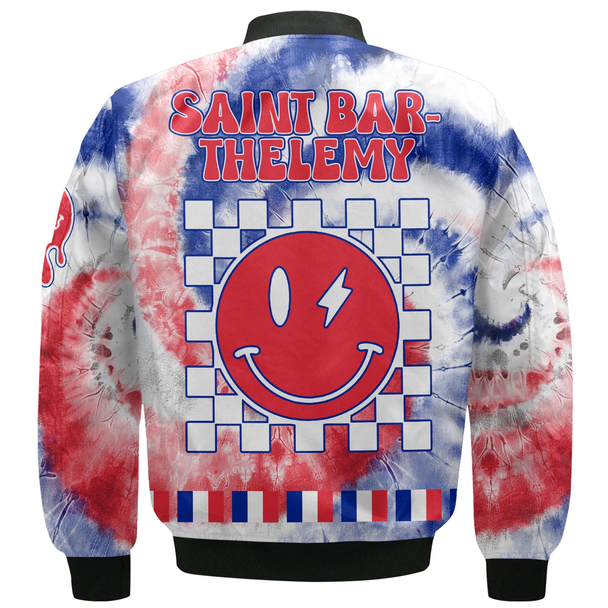 Saint Barthelemy Bomber Jacket Custom Tie Dye Style 3