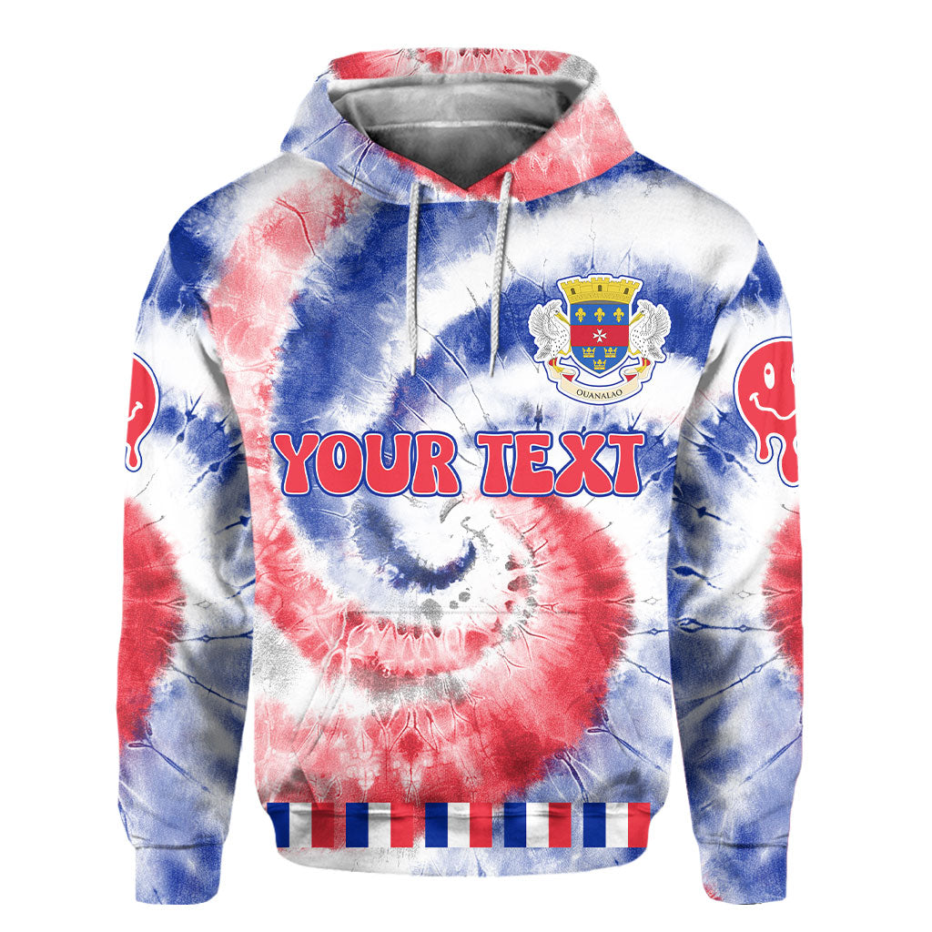 Saint Barthelemy Hoodie Custom Tie Dye Style 2