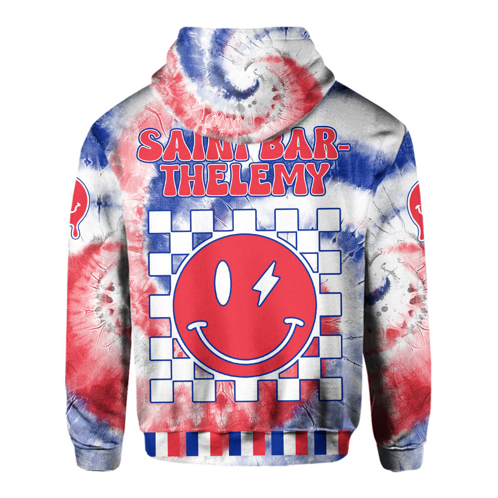 Saint Barthelemy Hoodie Custom Tie Dye Style 3