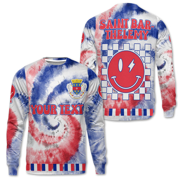 Saint Barthelemy Sweatshirt Custom Tie Dye Style 1