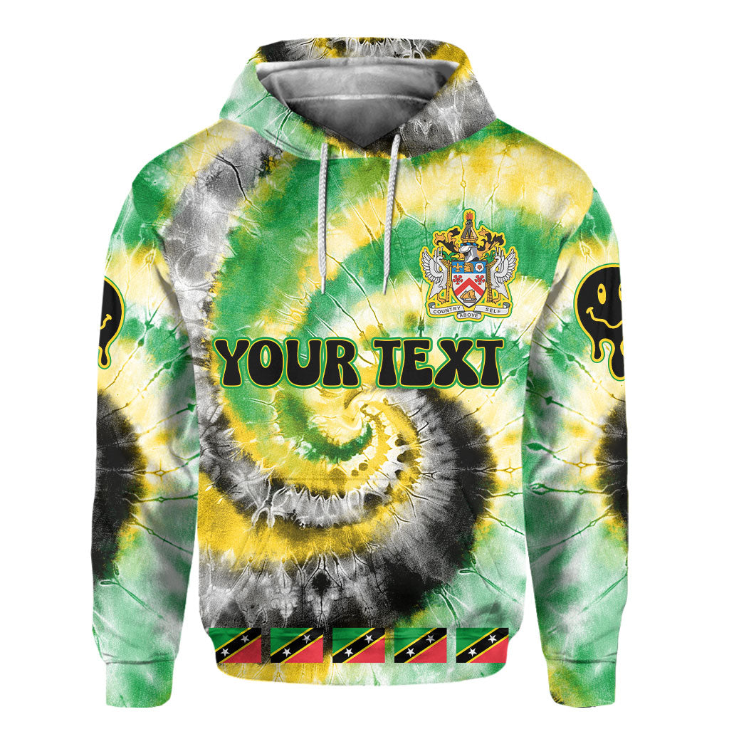 Saint Kitts And Nevis Hoodie Custom Tie Dye Style 2