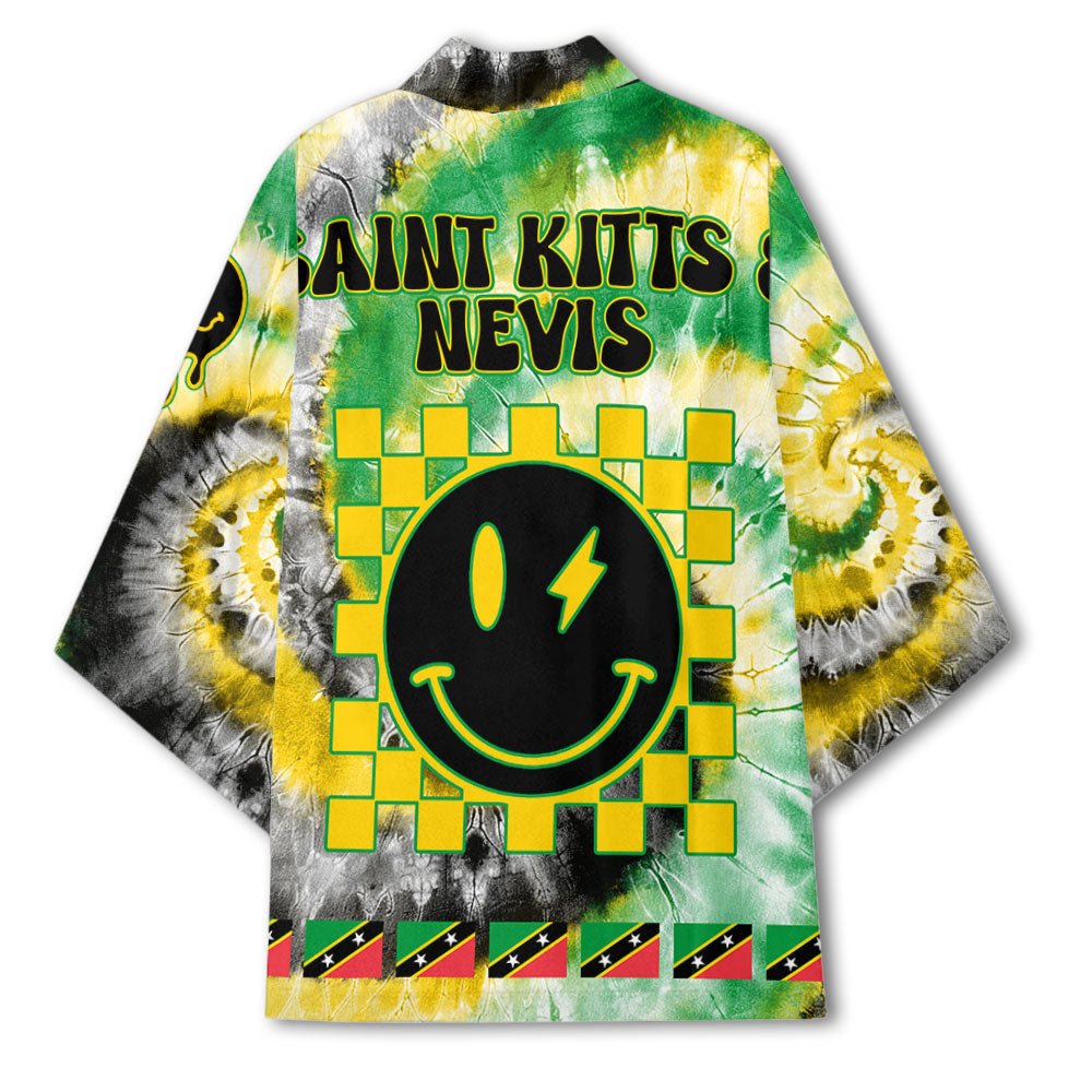 Saint Kitts And Nevis Kimono Custom Tie Dye Style 3