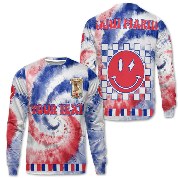 Saint Martin Sweatshirt Custom Tie Dye Style 1