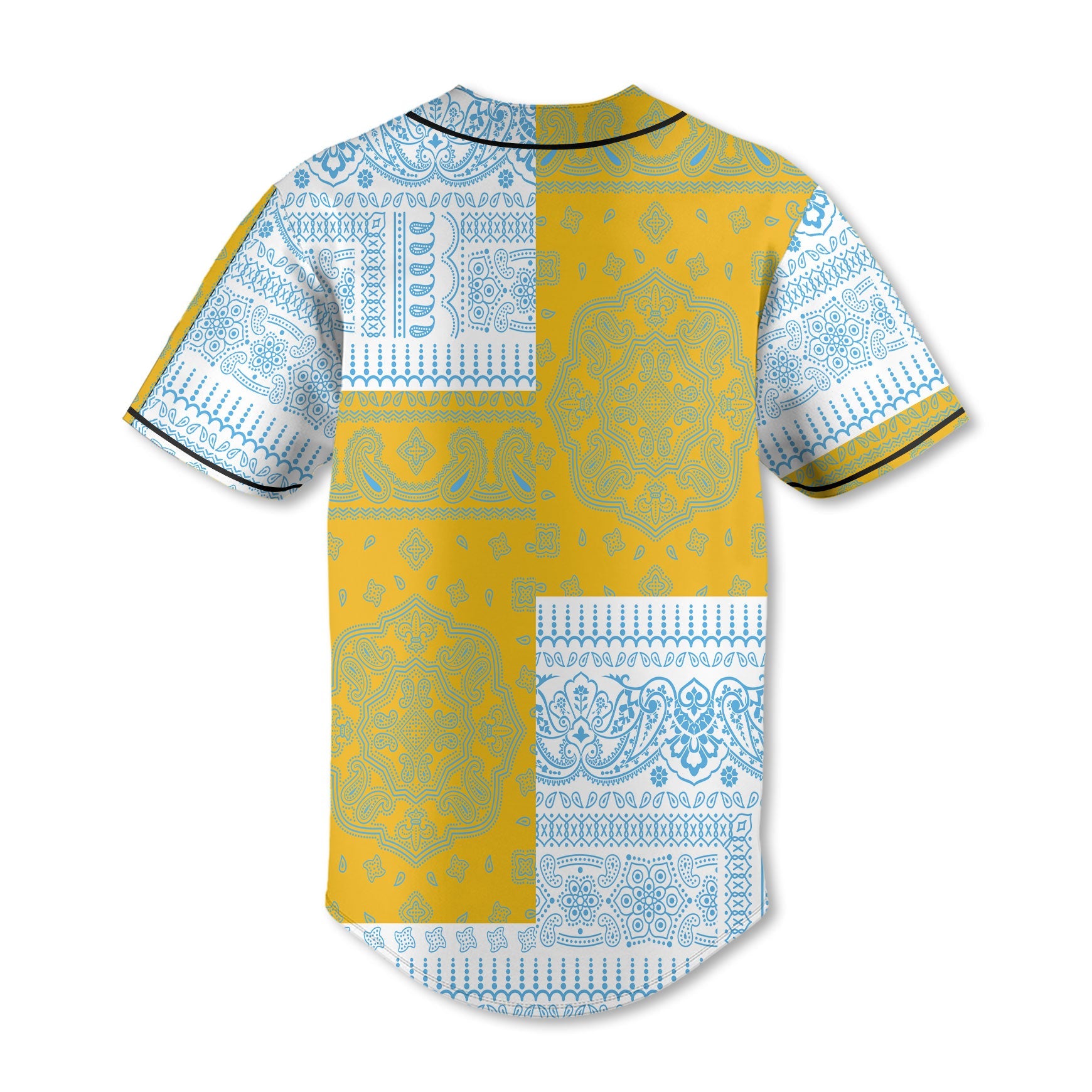 San Marino Baseball Jersey Flag And Paisley Basic Style 3