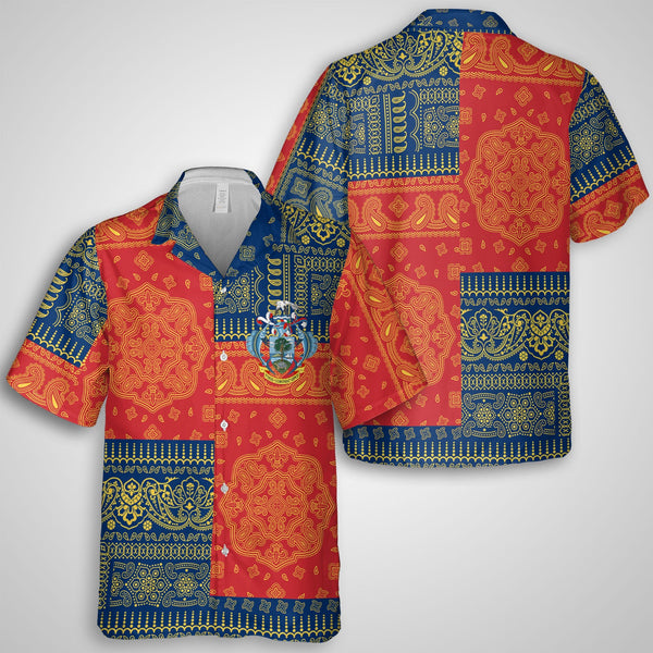 Seychelles Hawaiian Shirt Flag And Paisley Basic Style 1