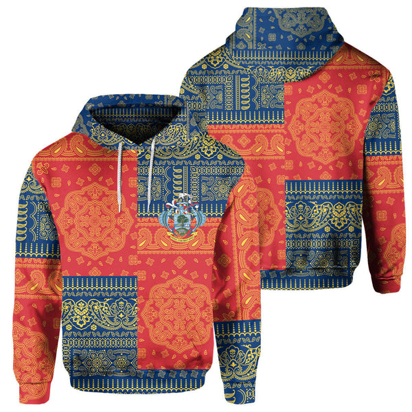 Seychelles Hoodie Flag And Paisley Basic Style 1