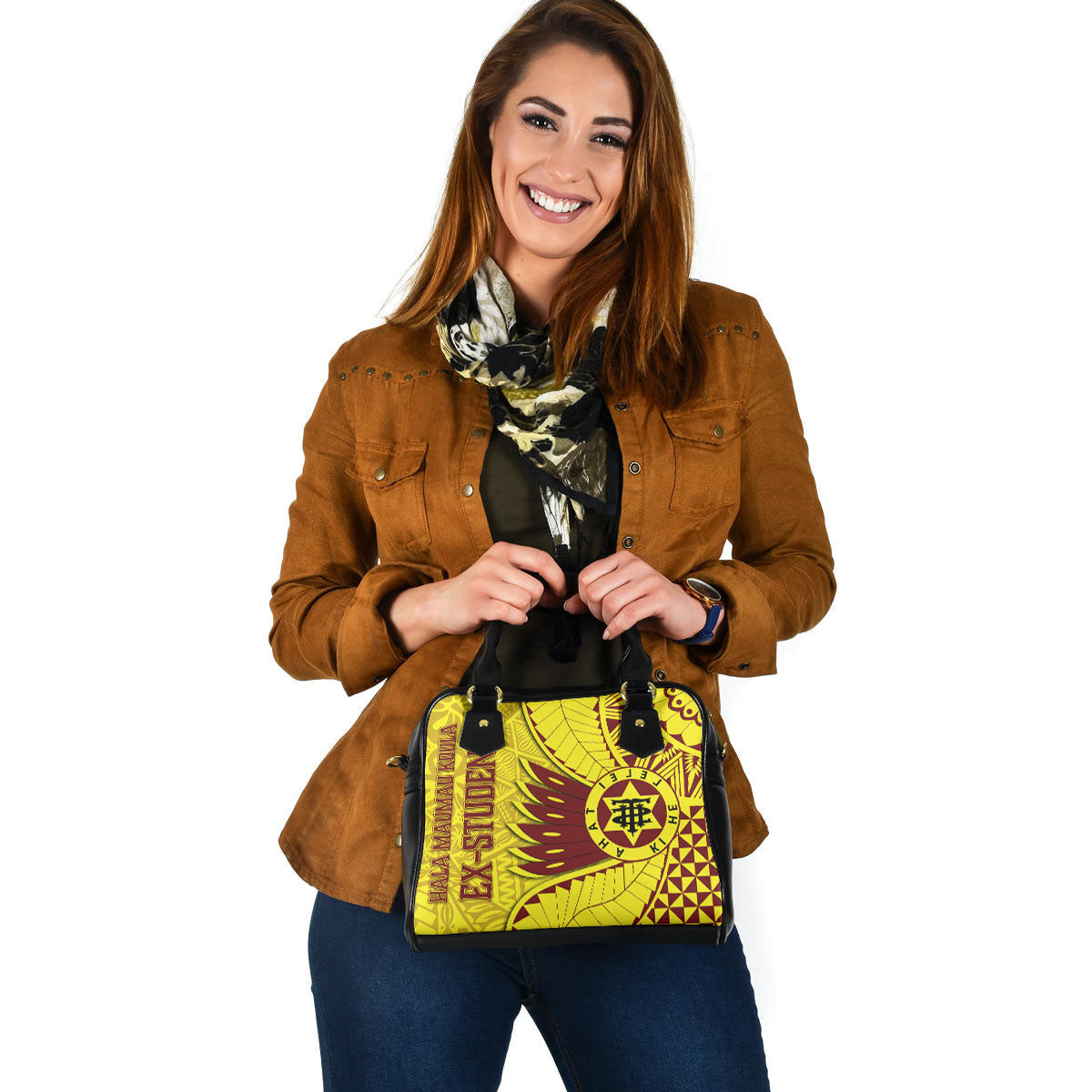 Tonga High School Shoulder Handbag Tonga Golden Style