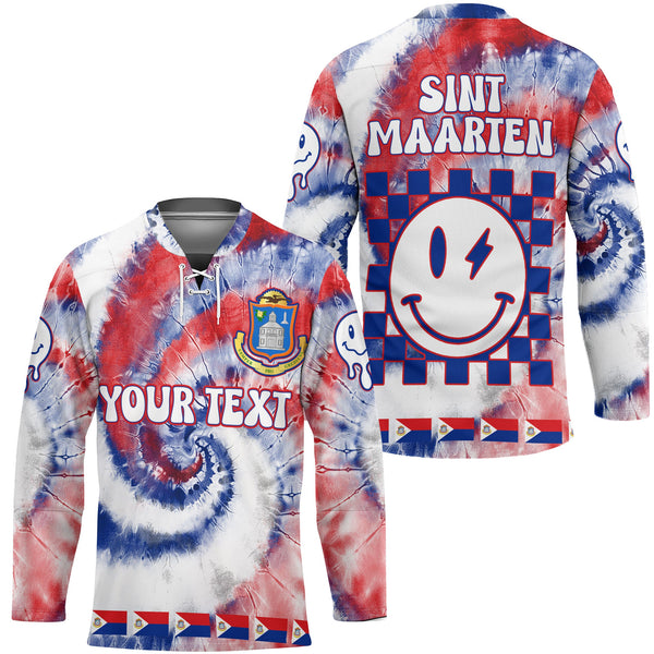 Sint Maarten Hockey Jersey Custom Tie Dye Style 1