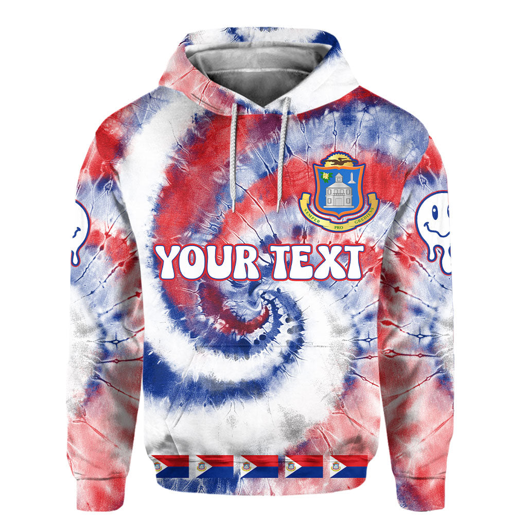 Sint Maarten Hoodie Custom Tie Dye Style 2