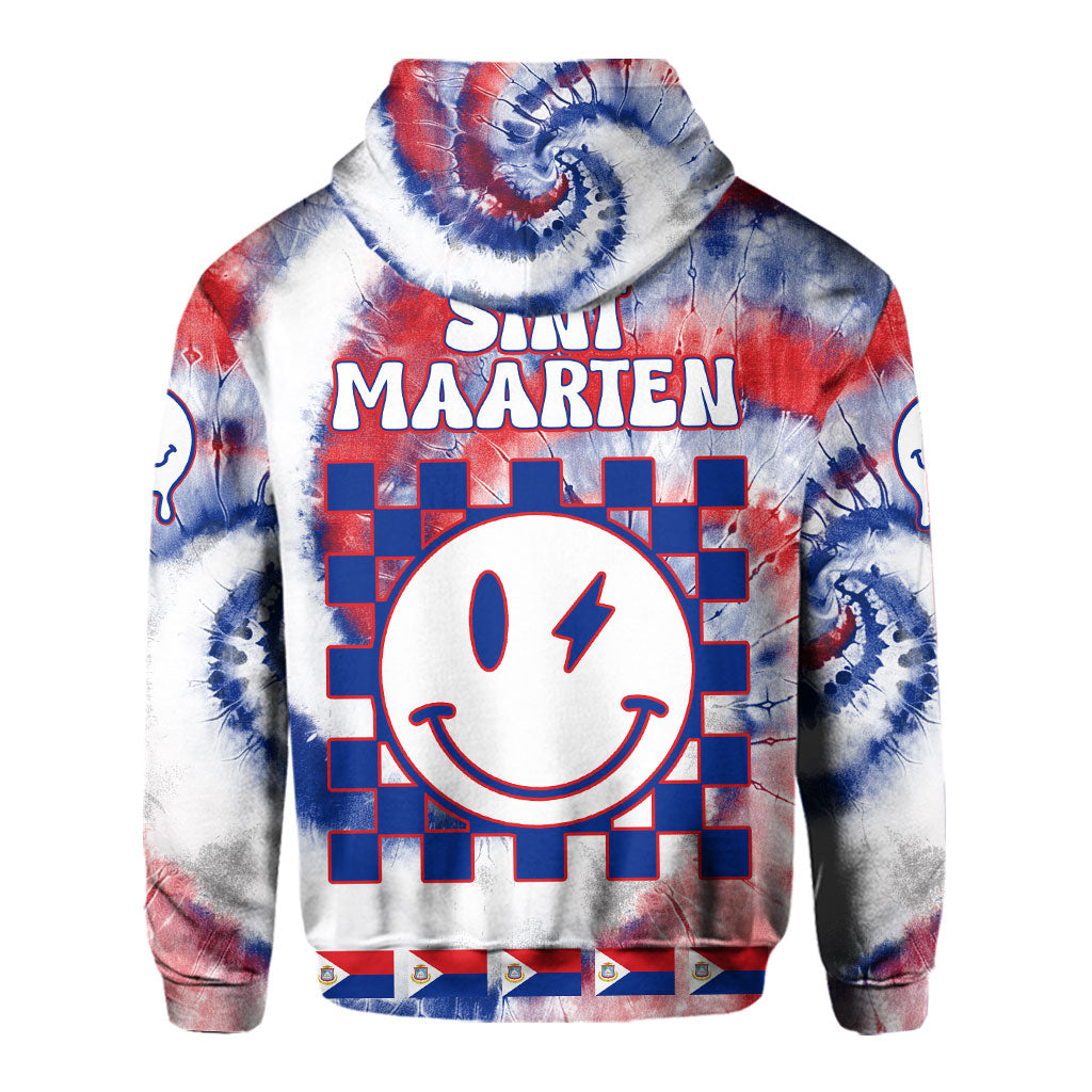 Sint Maarten Hoodie Custom Tie Dye Style 3