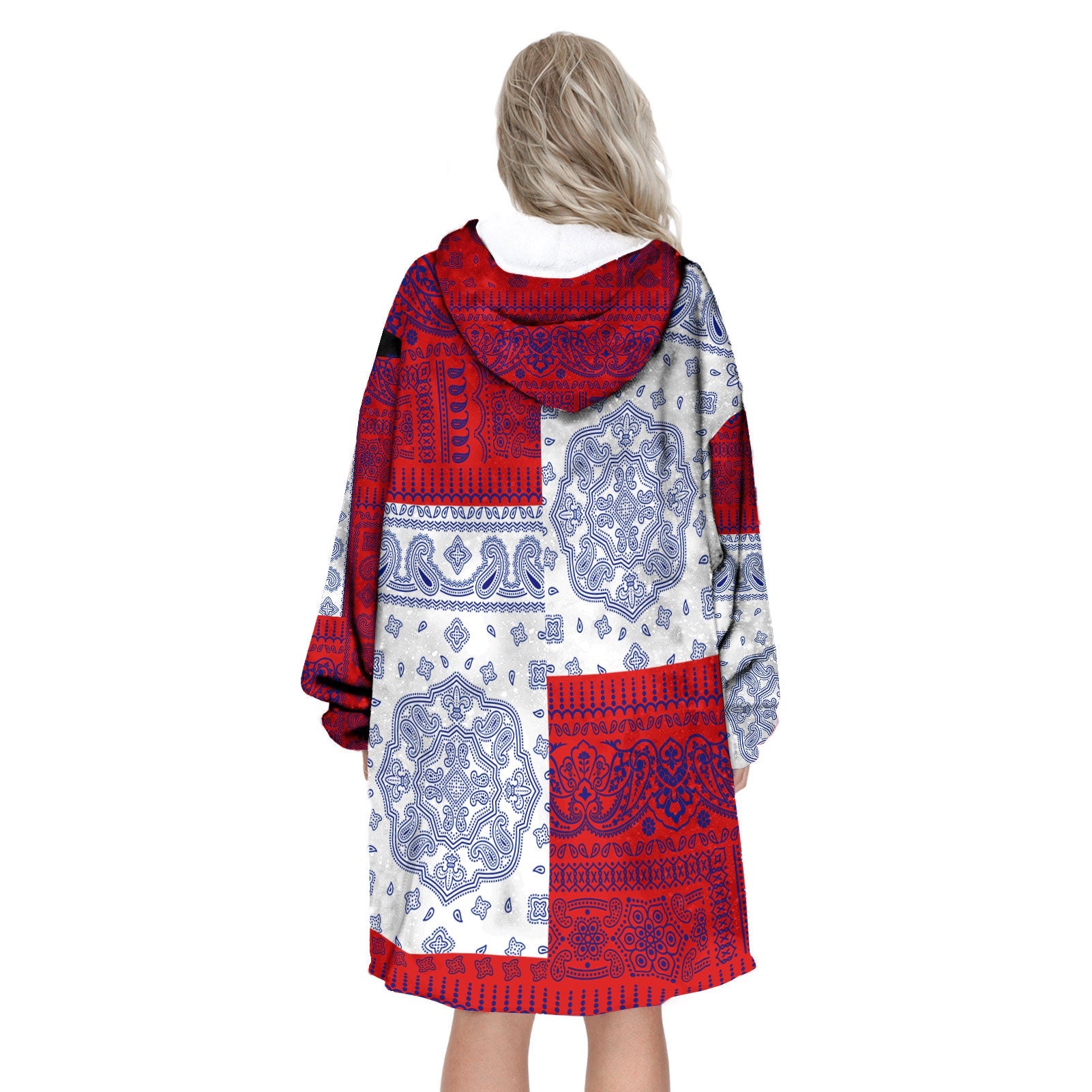 Sint Maarten Hoodie Blanket Flag And Paisley Basic Style 3